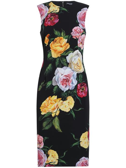 Abito midi a fiori DOLCE&GABBANA | F6TMSTFSA7BHN5IY